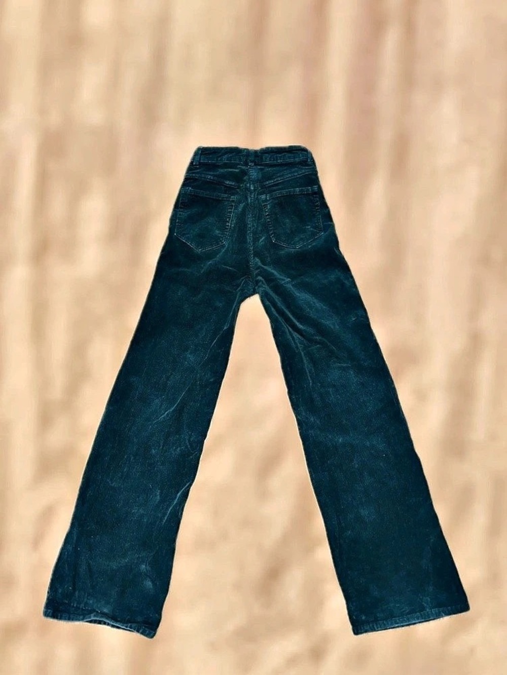Green Corduroy High Waisted & Flared Pants - Like New